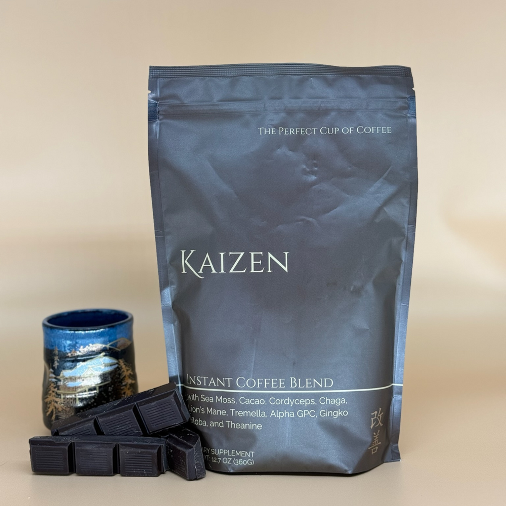 Kaizen Coffee Cacao Healthy Morning Routine Wellness Cafe Shop Breakfast USA