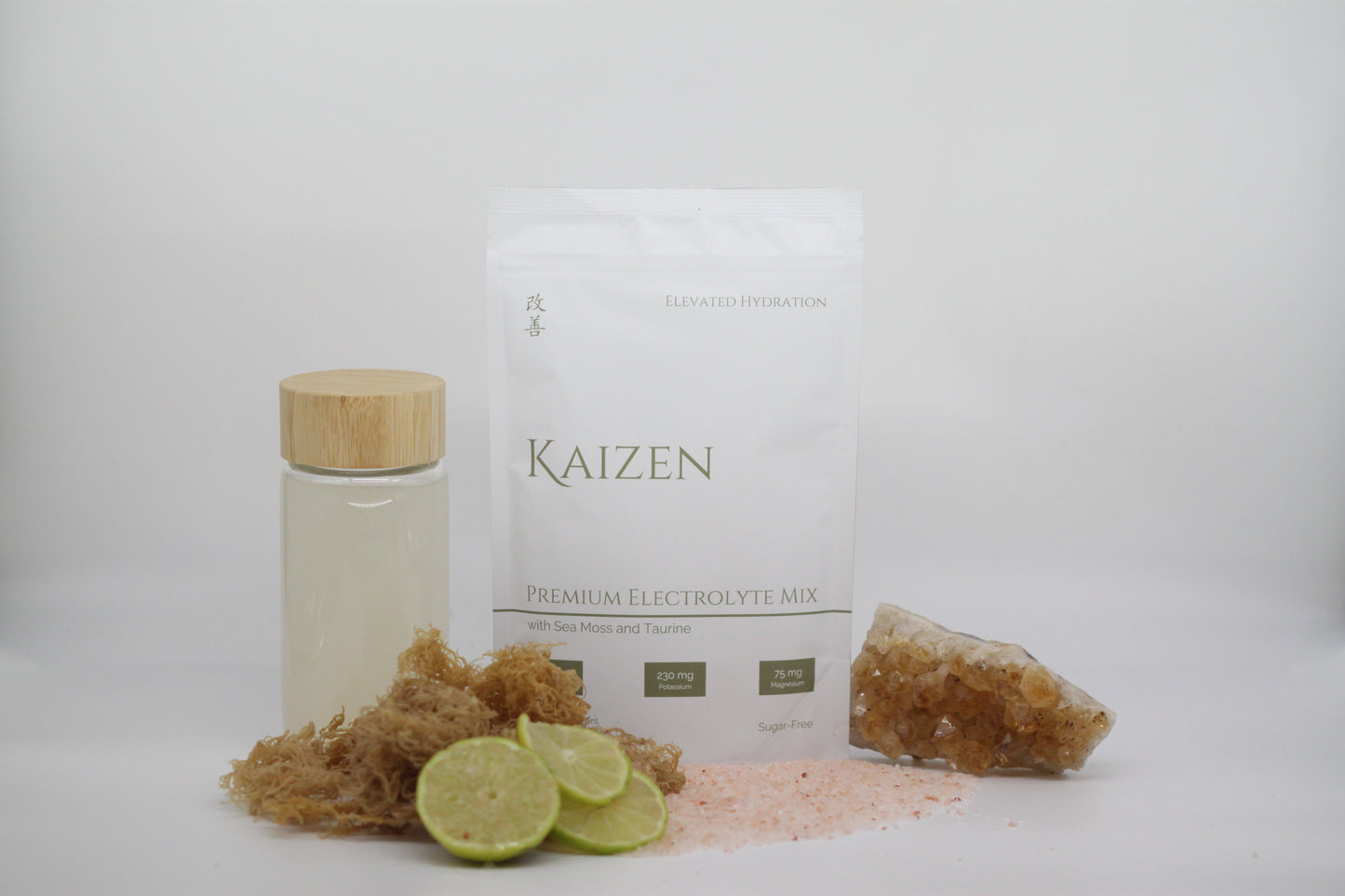 Kaizen Hydration Health Sea Moss Electrolyte Salt Fat Fit Healthy Energy