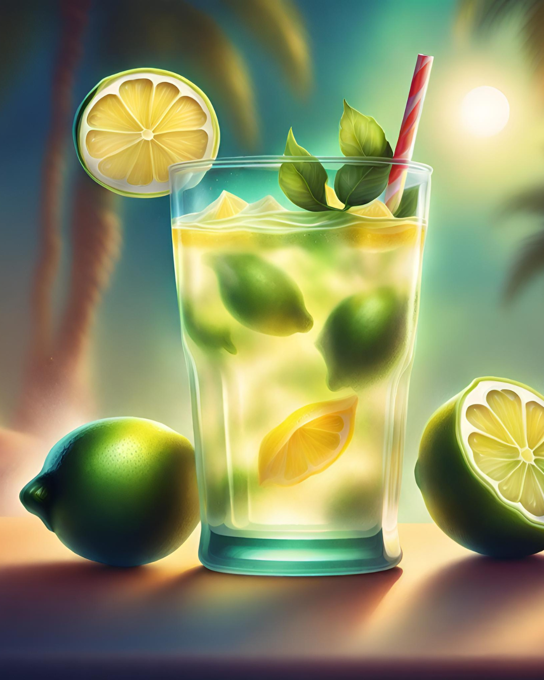 Kaizen Hydration Mocktail lemon lime hydration summer refreshing